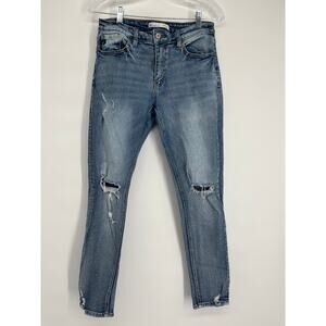 KanCan Vintage High Rise Medium Tint Boyfriend Jean Size 26
